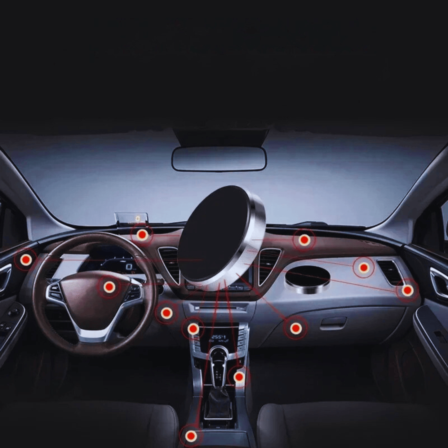 Support magnétique adhésif universel