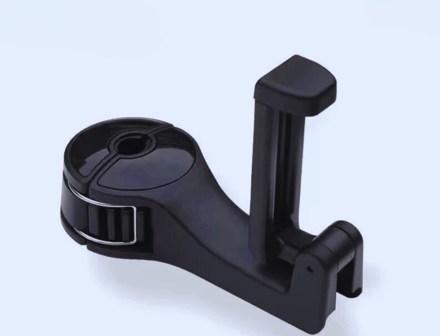 Support voiture crochet & téléphone siège arrière pour enfant Noir