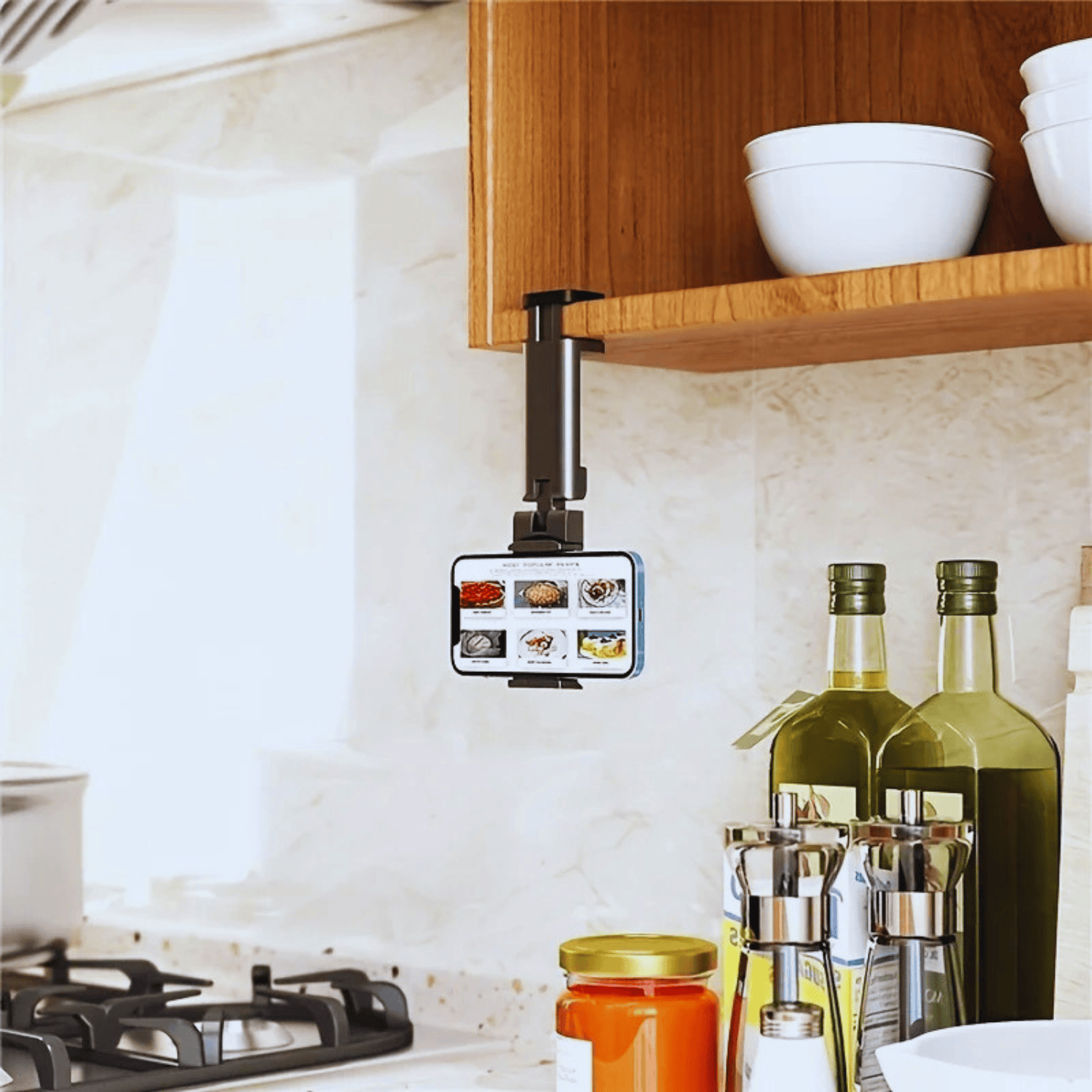 Le Support Téléphone Multifonction — Bureau, Maison & Voyage ✈ Noir