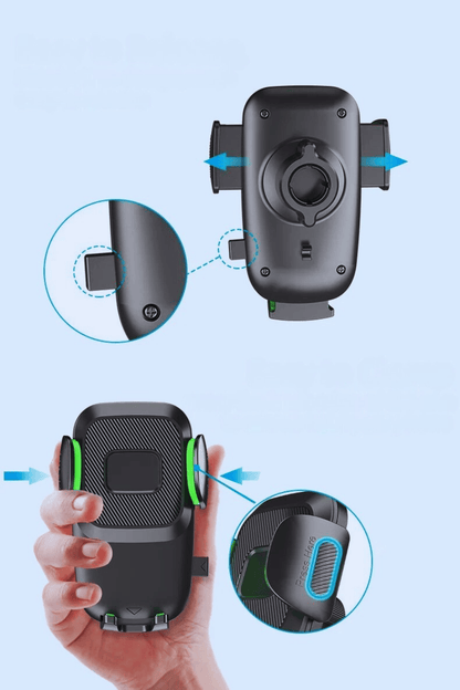 Le Support Téléphone Voiture — Fixation Ventouse Ultra-Puissante 🧱