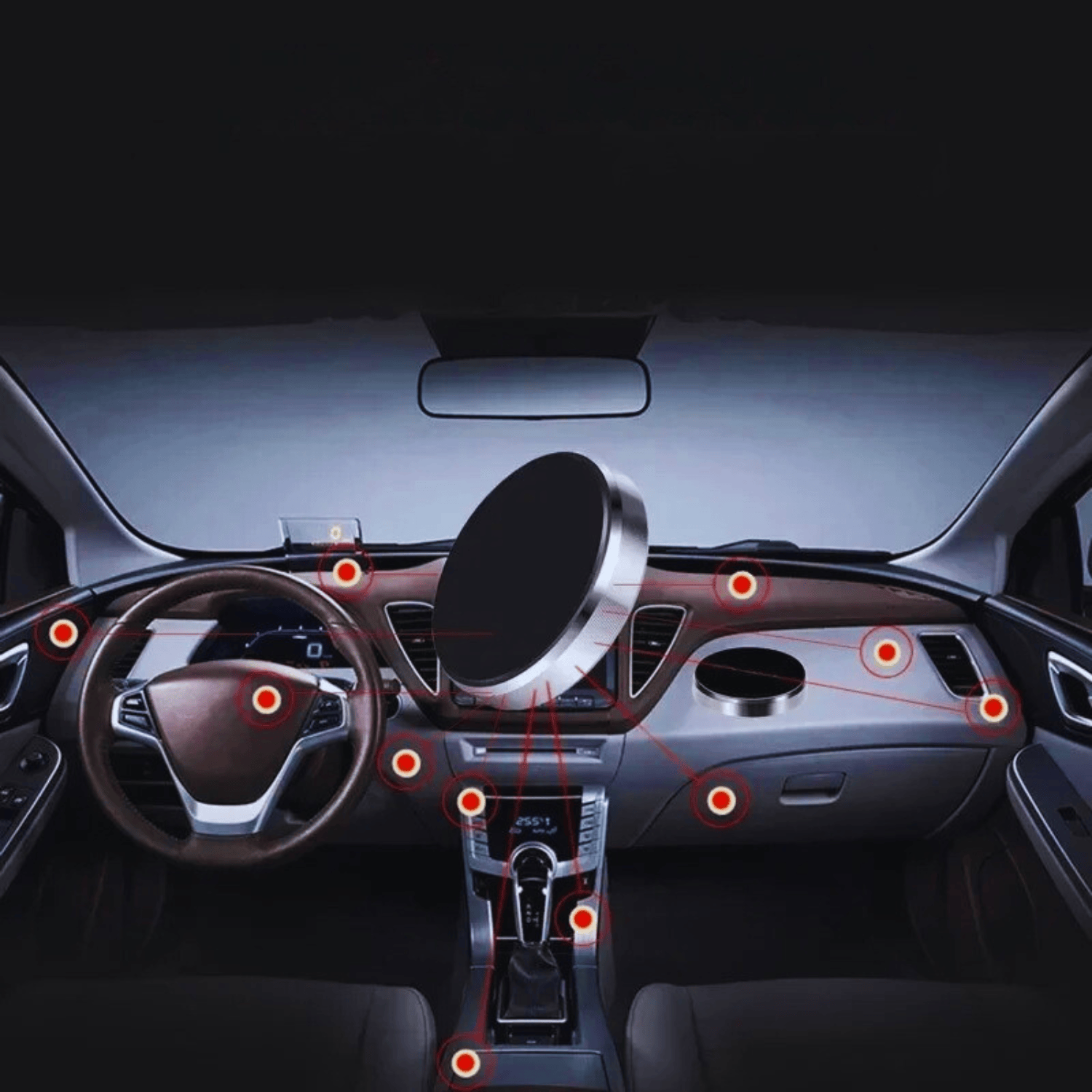 Support magnétique adhésif universel