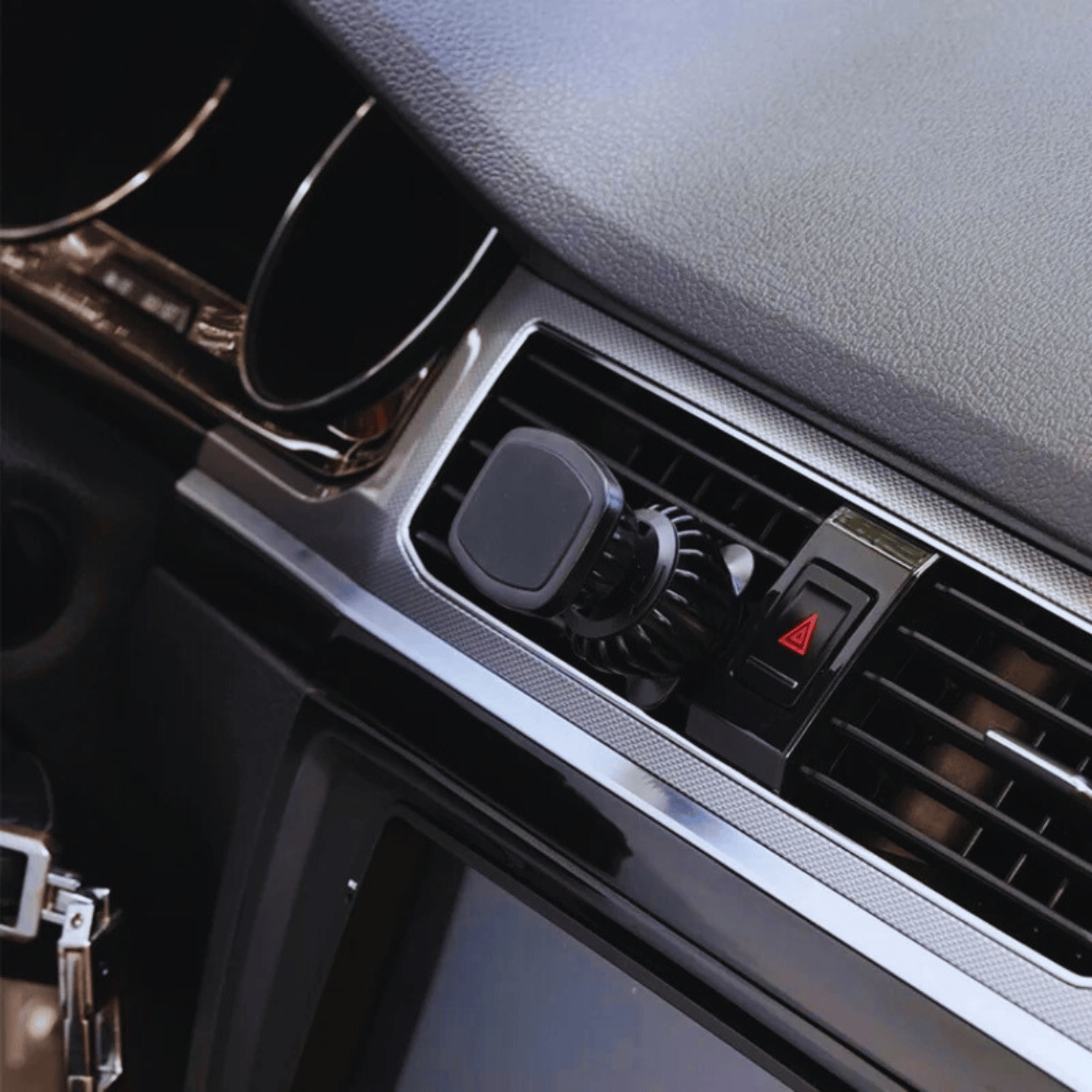 Support magnétique voiture 360° grille aération