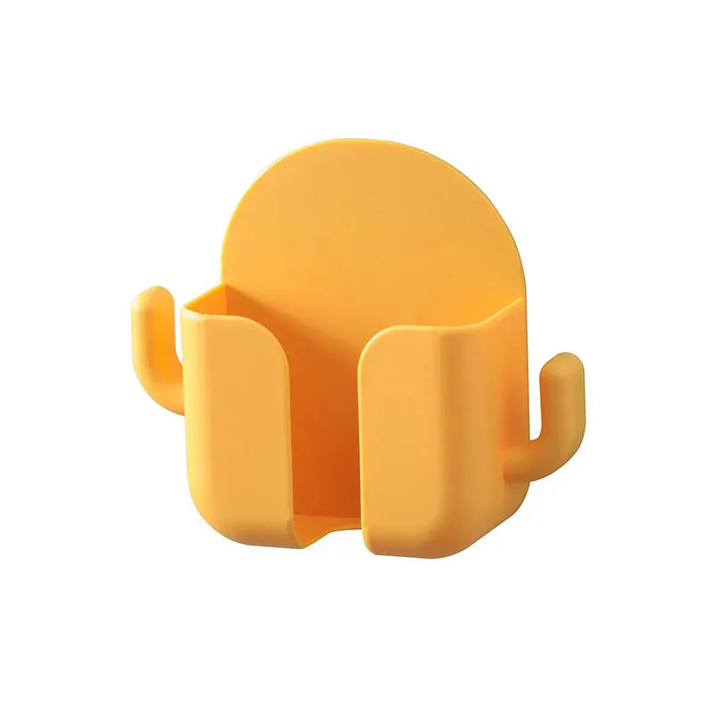 Support Mural Multifonction – Téléphone & accessoires 🌕 Jaune miel