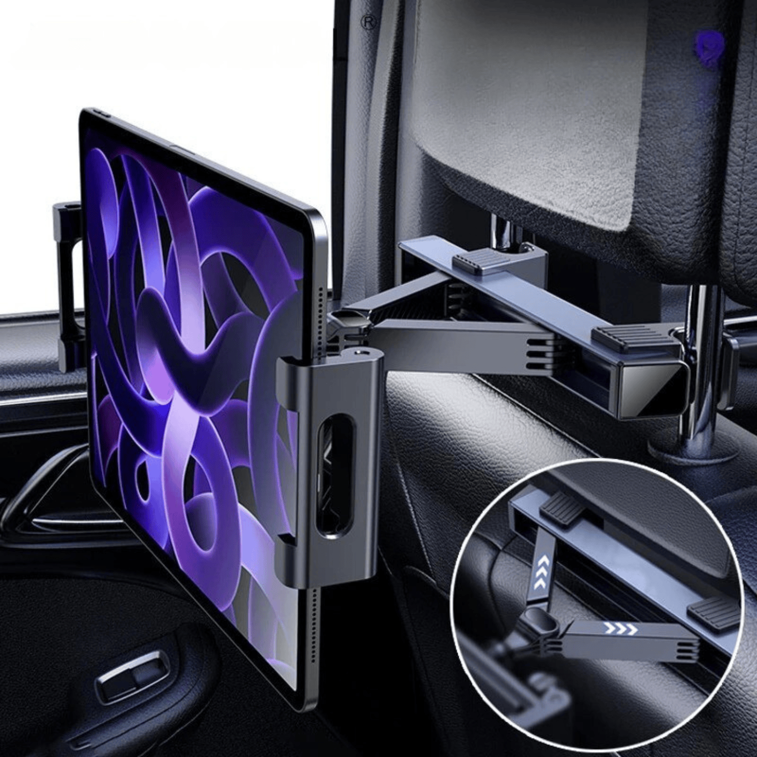 Support tablette voiture appui-tête pour enfants 