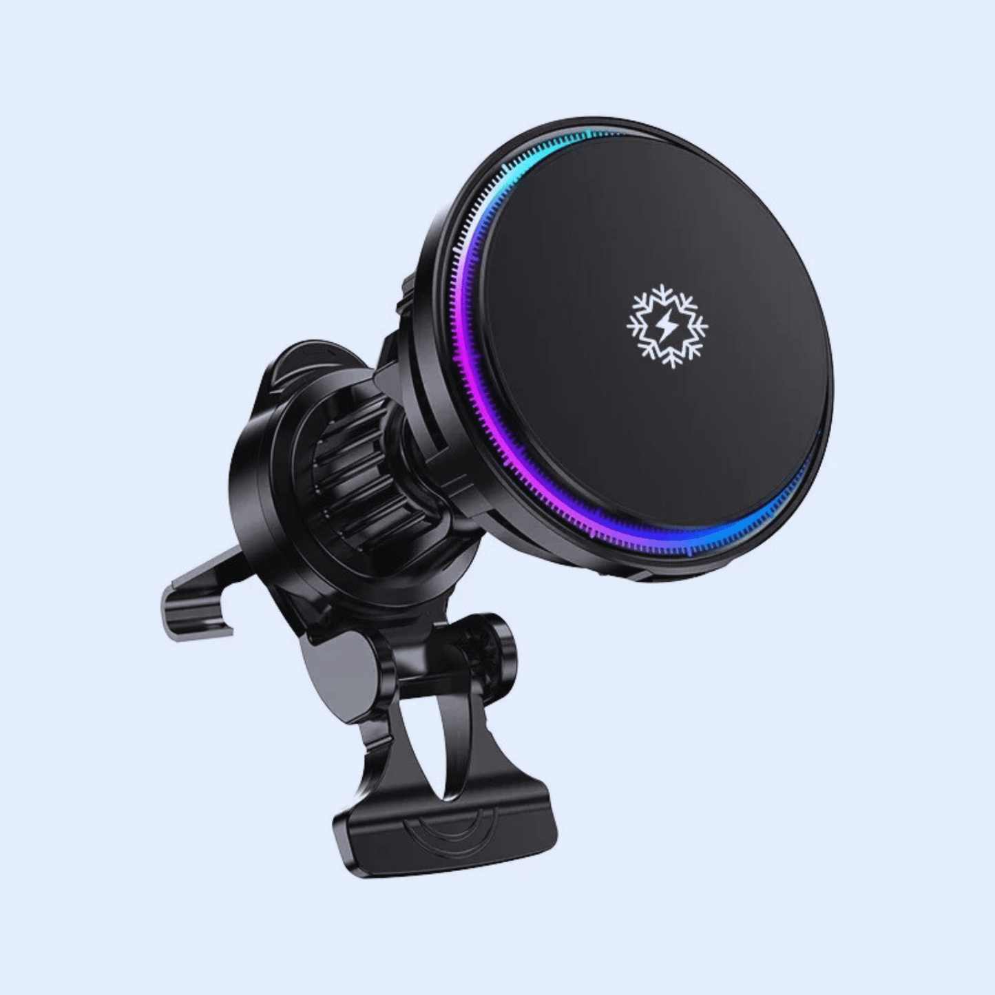 Support Téléphone Voiture Anti Surchauffe - Charge Rapide Noir