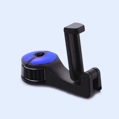 Support voiture crochet & téléphone siège arrière pour enfant Bleu